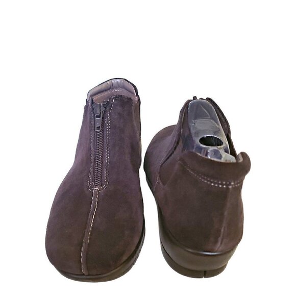 Aerosoles Stitch 'N Turn Brown Suede Leather Landfall Ankle Boots NIB - Picture 2 of 3